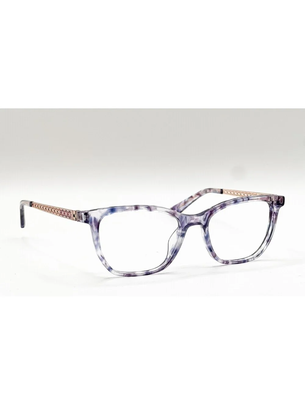 Nicole Miller Sophia C01 Purple Oval Authentic Eyeglass Frames 49-16-130